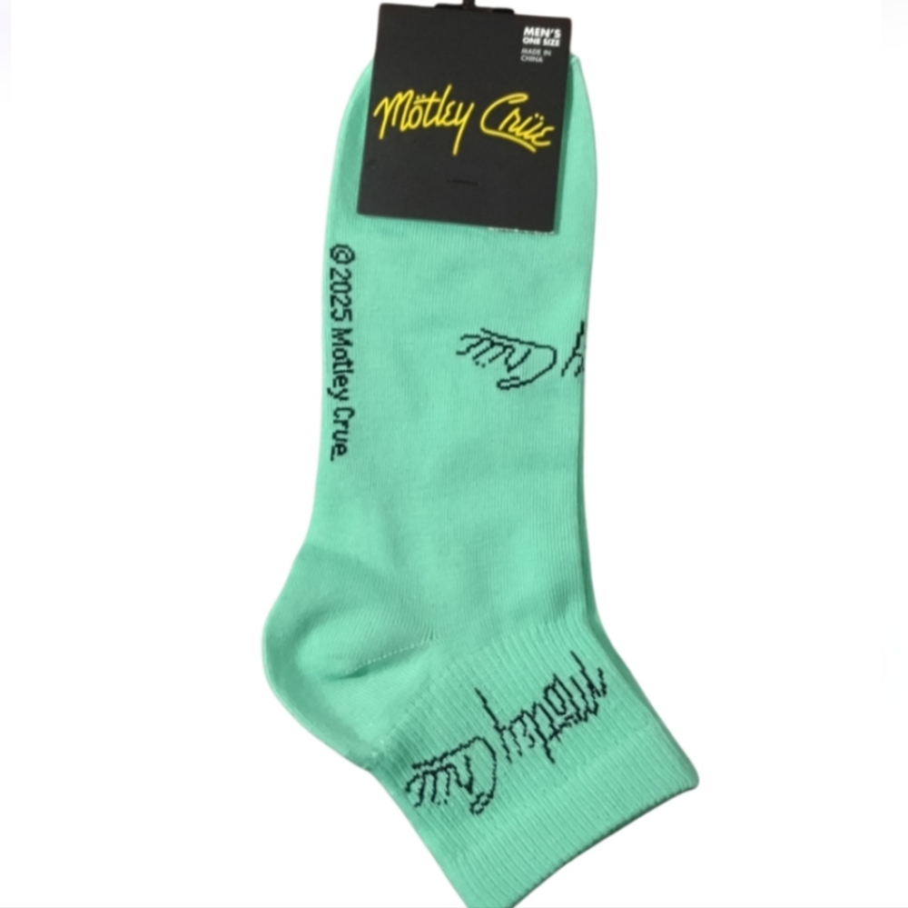 Motley Crew Dr Feelgood Ankle Socks Men's Unisex Novelty Band Memoribilia